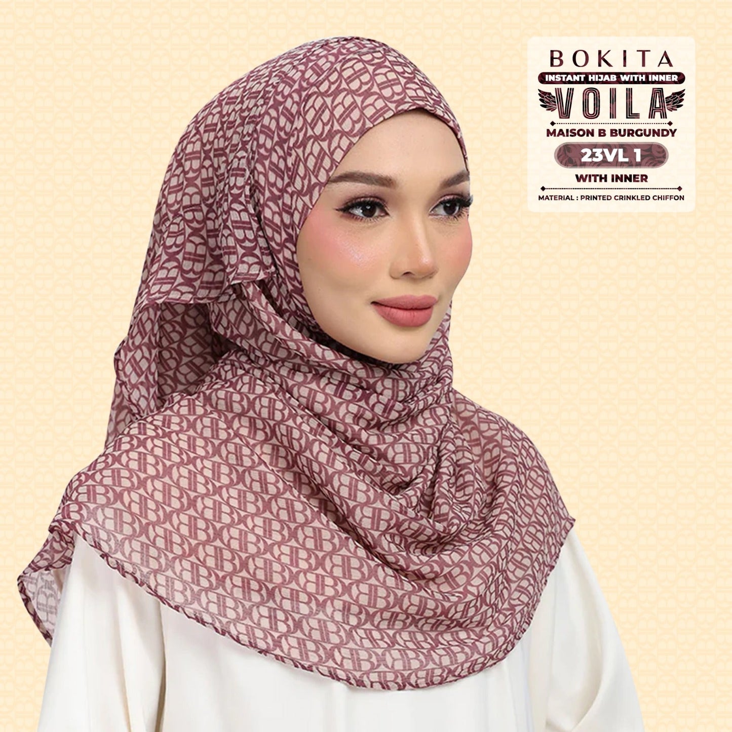 Bokitta Inspired Maison B Burgundy Collection - Free Box