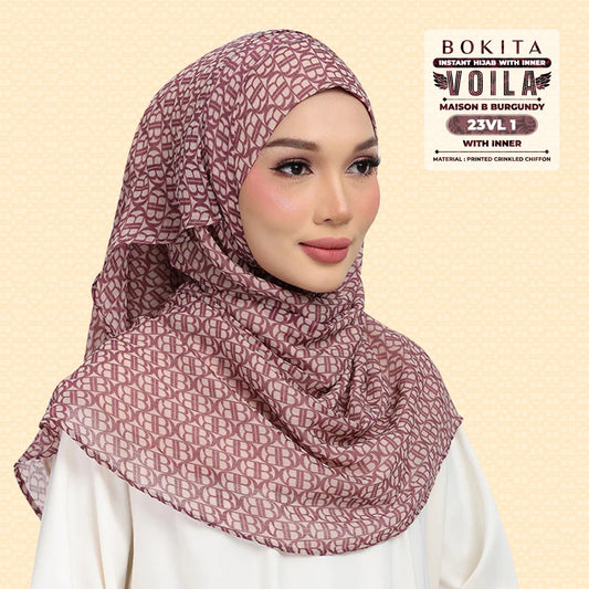 Bokitta Inspired Maison B Burgundy Collection - Free Box