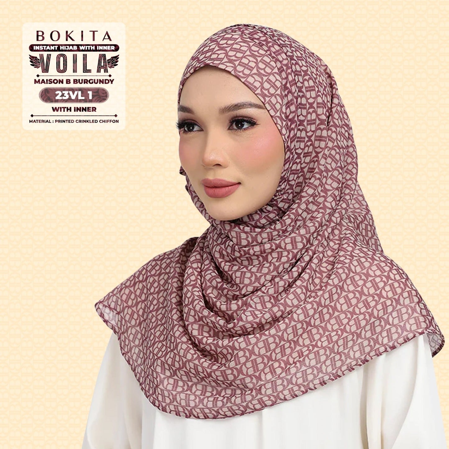 Bokitta Inspired Maison B Burgundy Collection - Free Box
