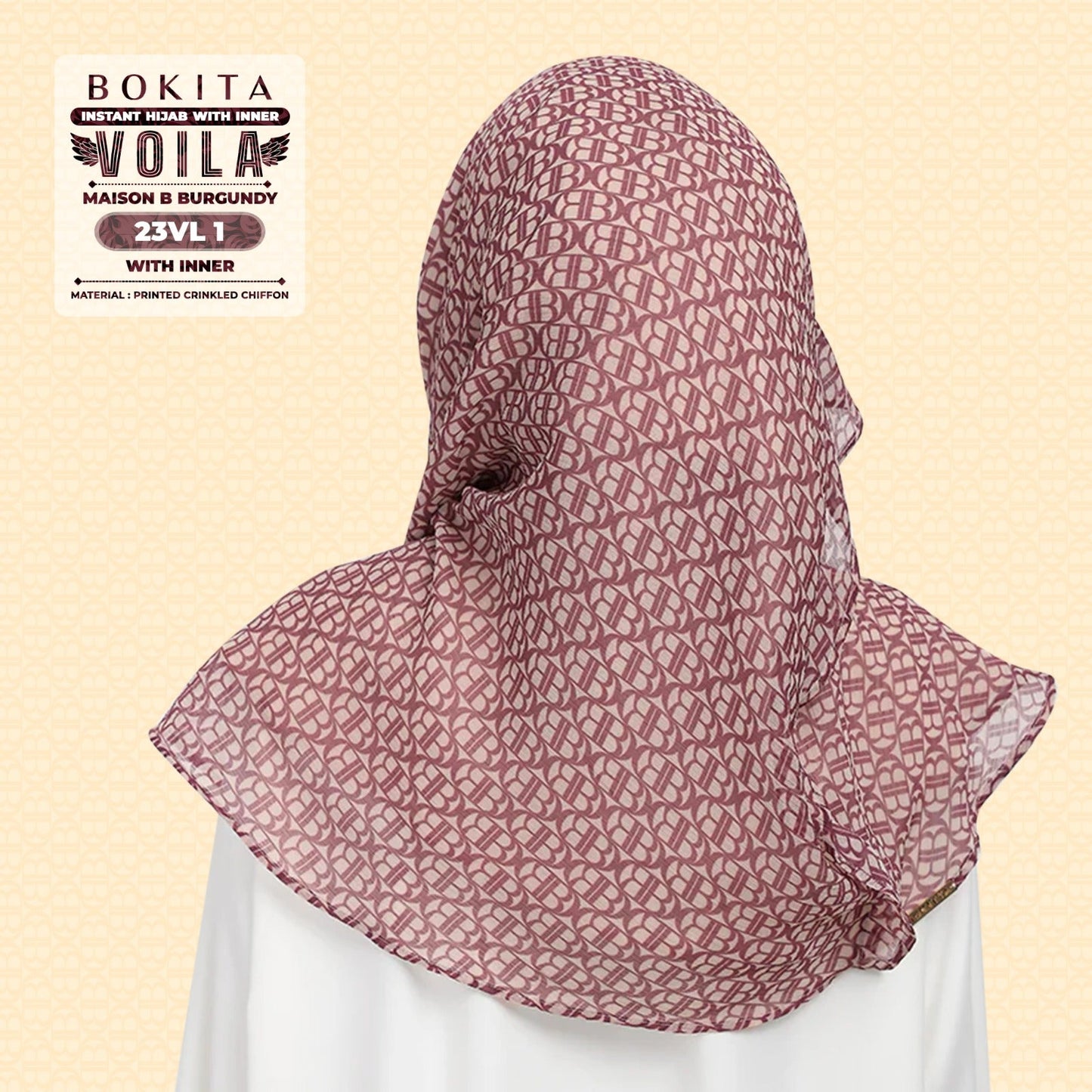 Bokitta Inspired Maison B Burgundy Collection - Free Box