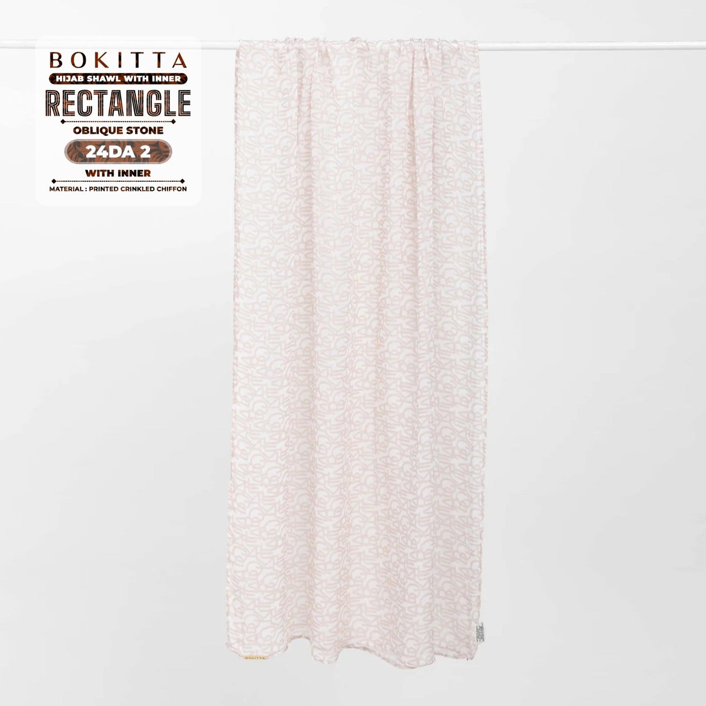 Bokitta Hijab Inspired Oblique Stone Collection - Free Box