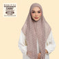 Bokitta Hijab Inspired Oblique Griege Collection - Free Box