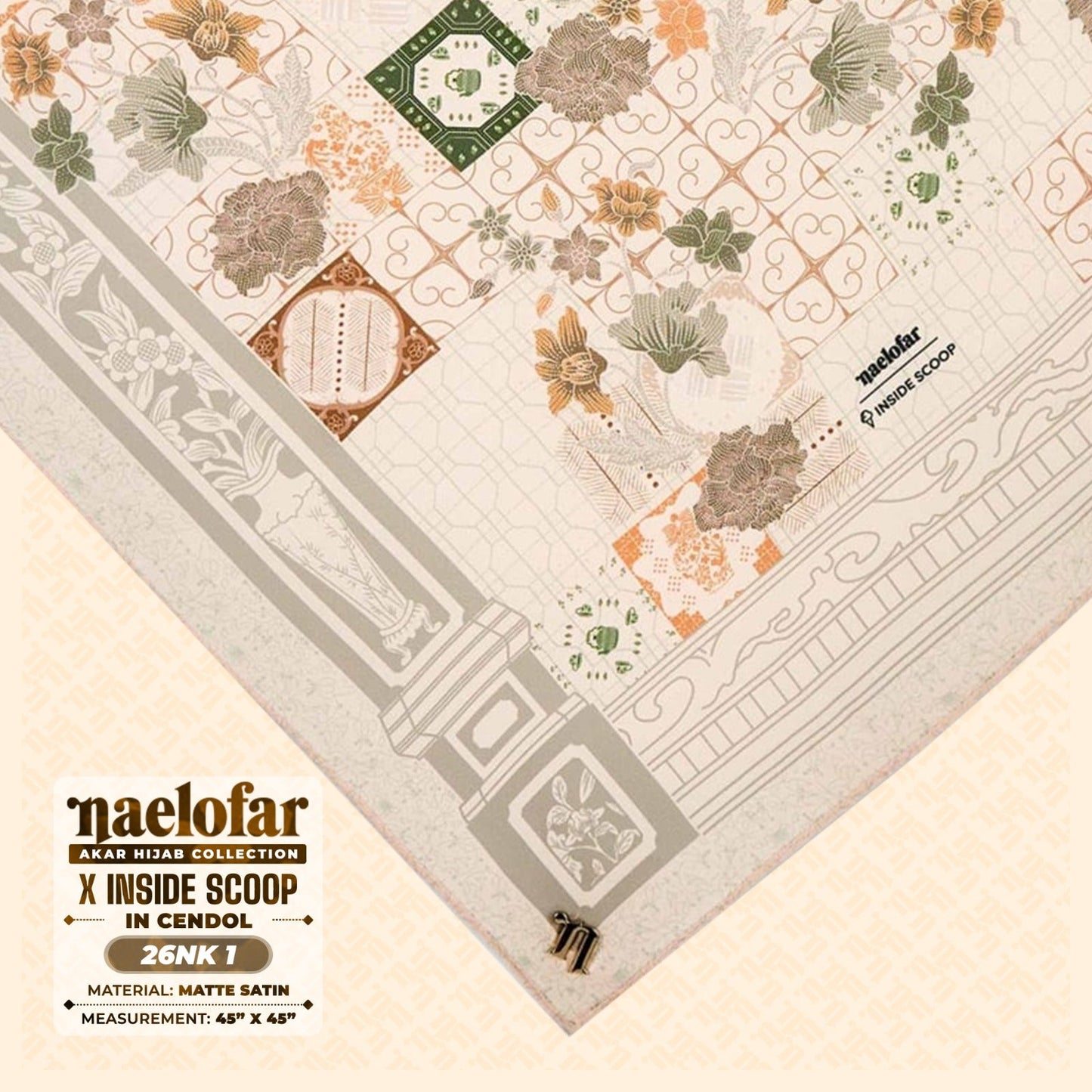 Naelofar Hijab Inspired X Inside Scoop SQ Collection (26NK)