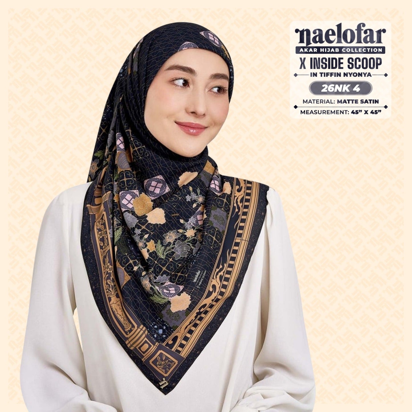 Naelofar Hijab Inspired X Inside Scoop SQ Collection (26NK)