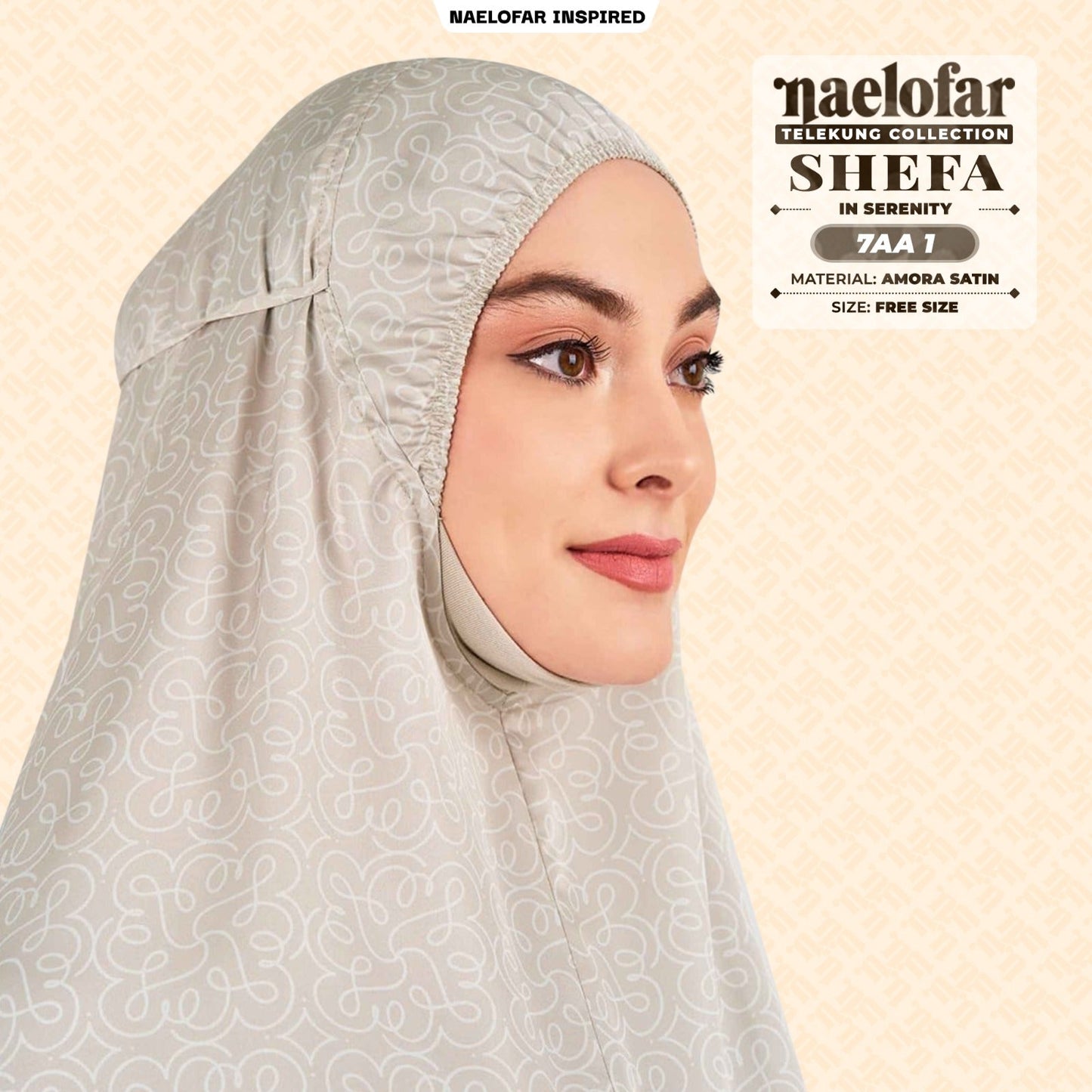 Naelofar Inspired Shefa Telekung Collection (7AA)