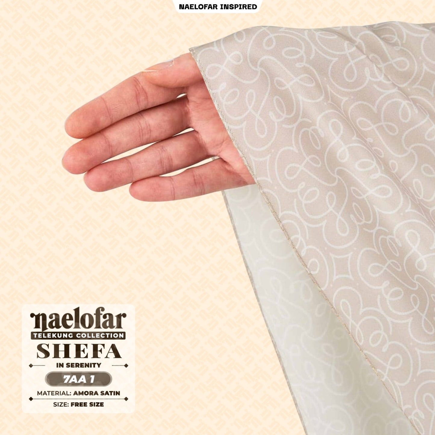 Naelofar Inspired Shefa Telekung Collection (7AA)