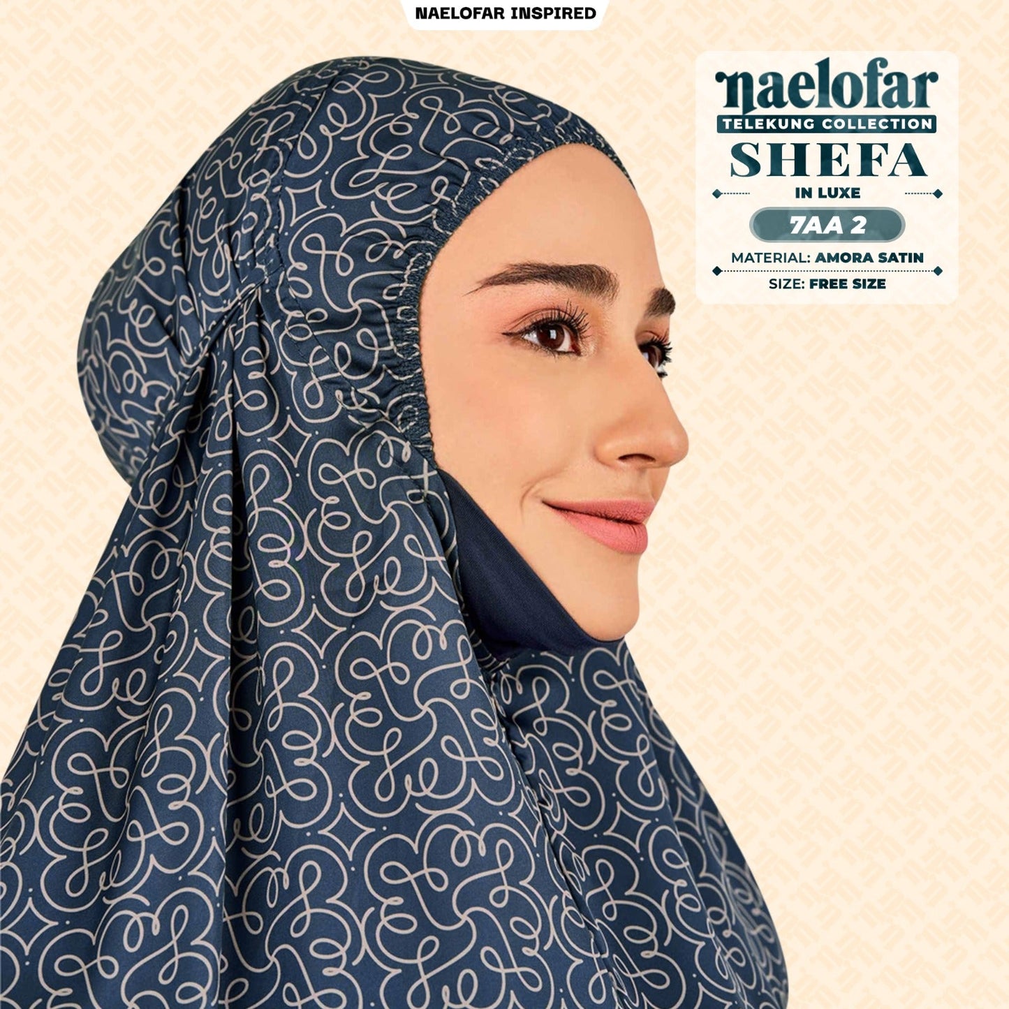 Naelofar Inspired Shefa Telekung Collection (7AA)