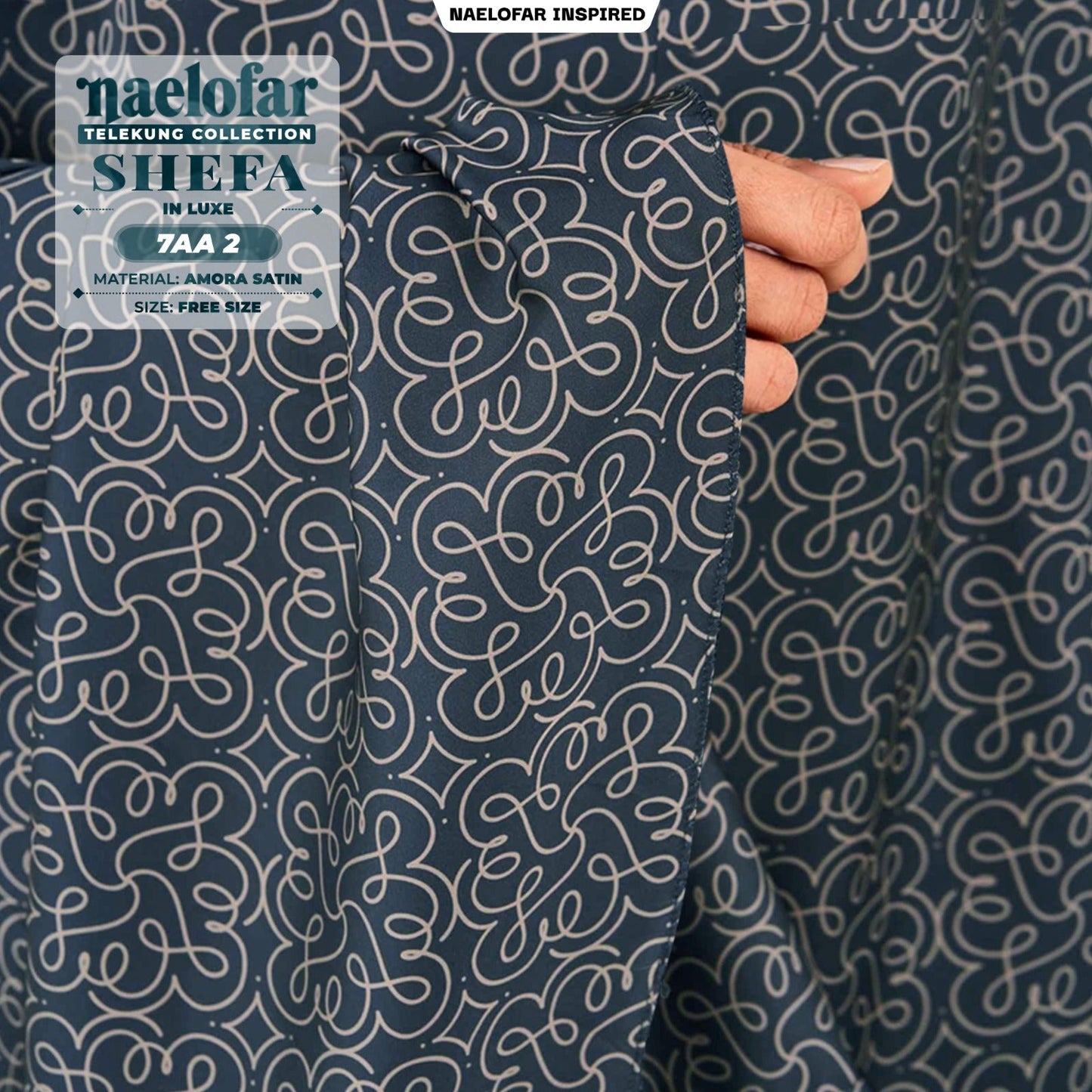 Naelofar Inspired Shefa Telekung Collection (7AA)