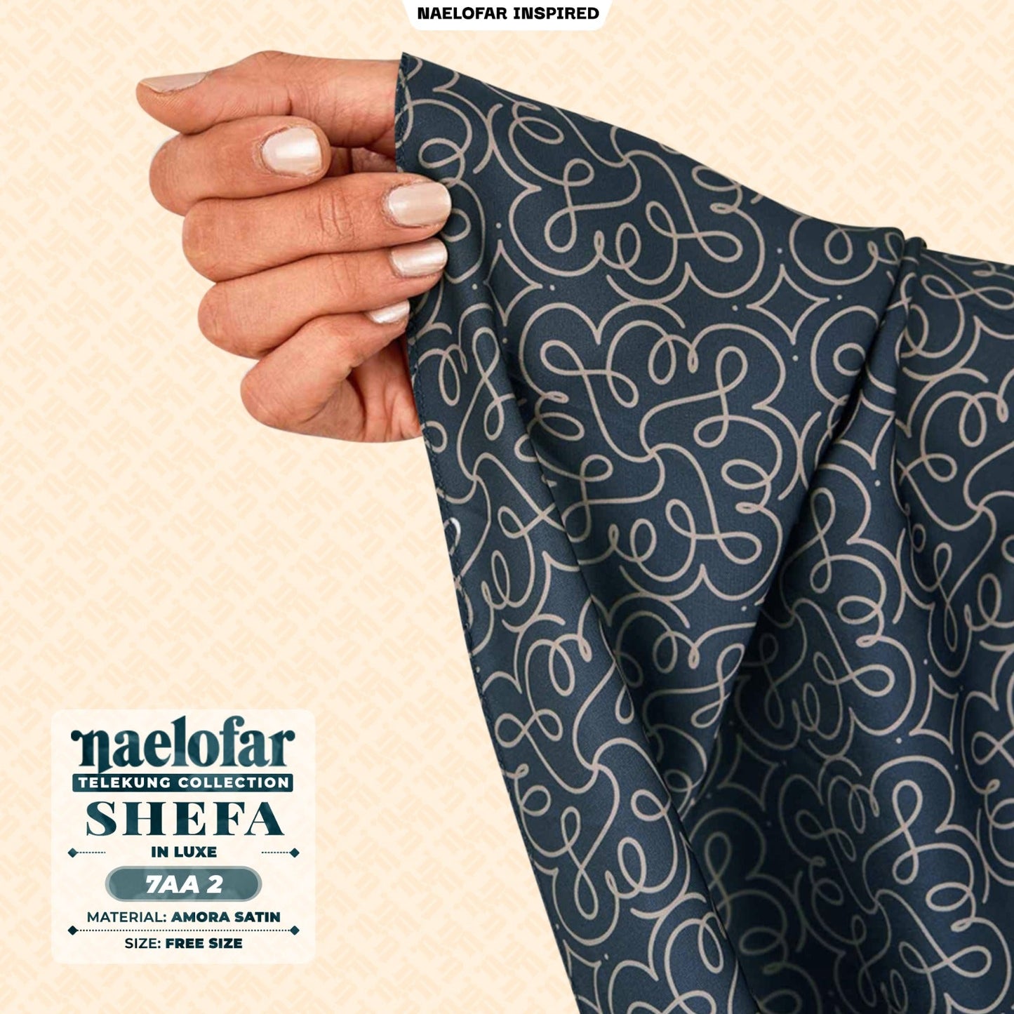 Naelofar Inspired Shefa Telekung Collection (7AA)