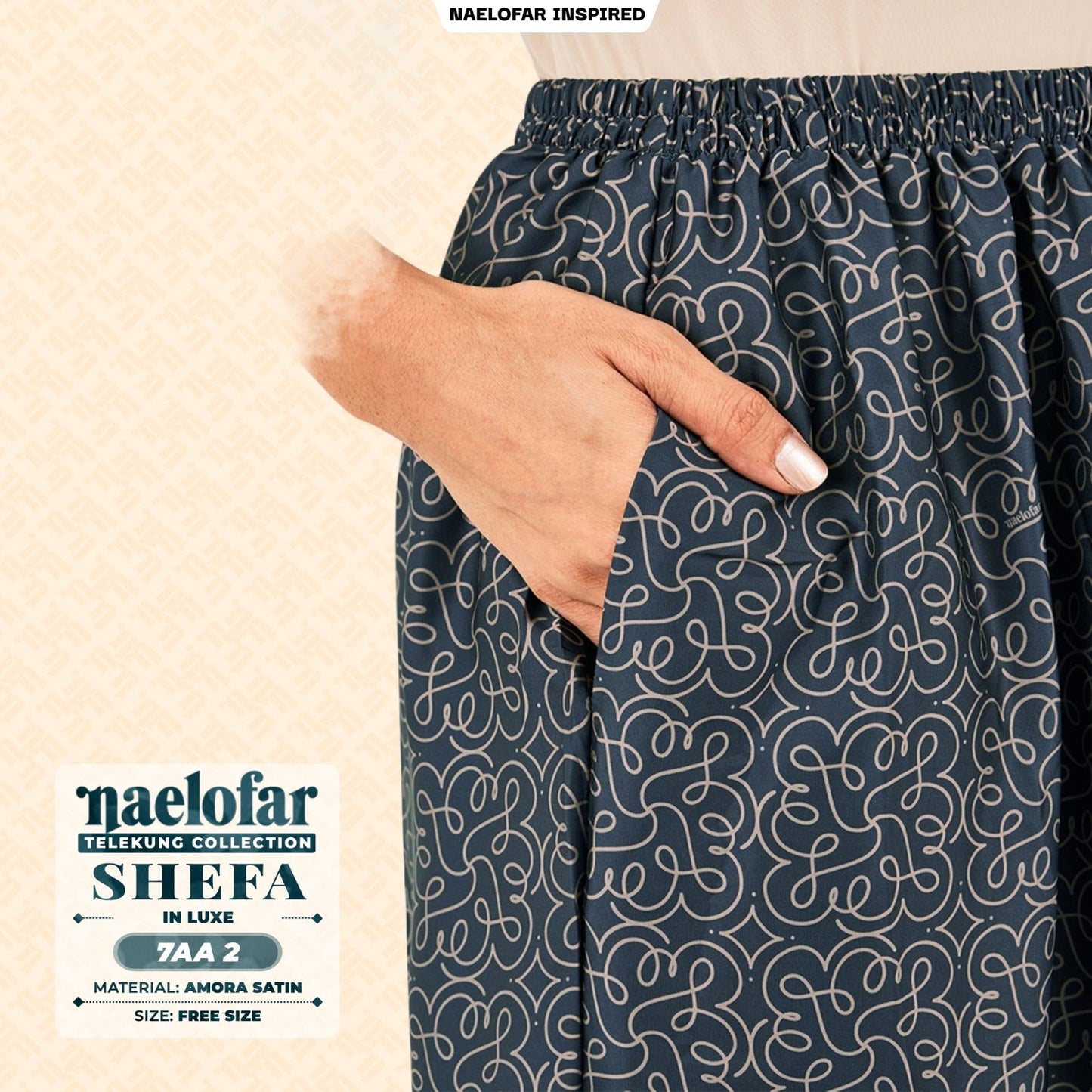 Naelofar Inspired Shefa Telekung Collection (7AA)