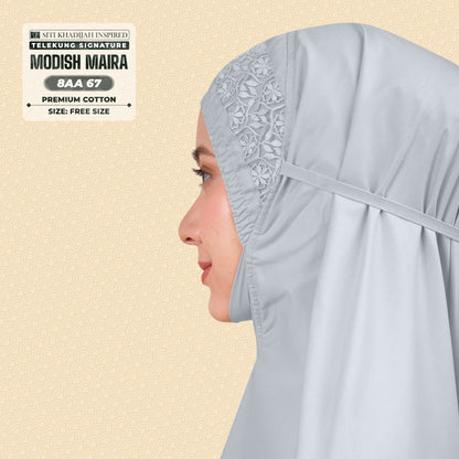 Siti Khadijah Inspired Telekung Modish Maira Collection - Free Woven Bag (8AA)