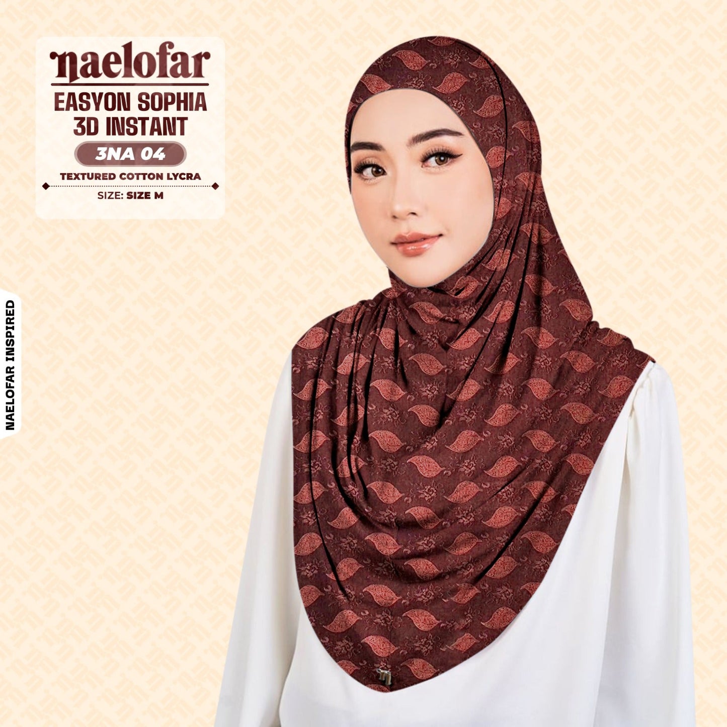 Naelofar Inspired Easyon Sophia 3D Instant Collection 1 (3NA)
