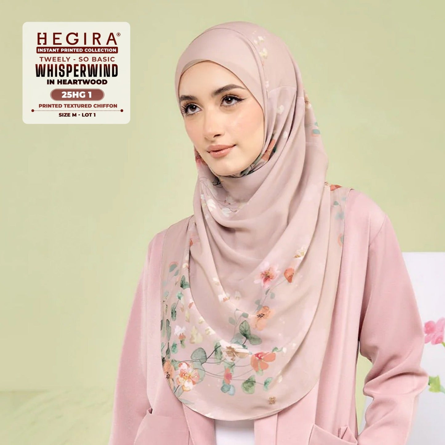 Hegira Hijab Inspired Tweely-So Basic IWHISPERWIND Collection (25HG)