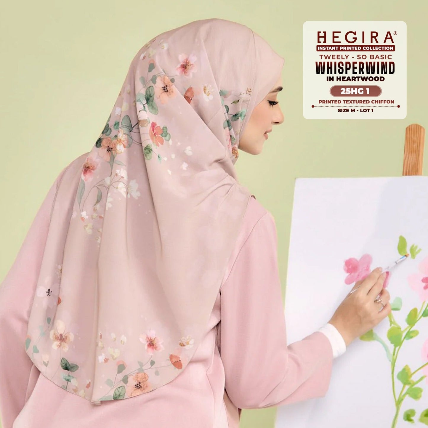 Hegira Hijab Inspired Tweely-So Basic IWHISPERWIND Collection (25HG)