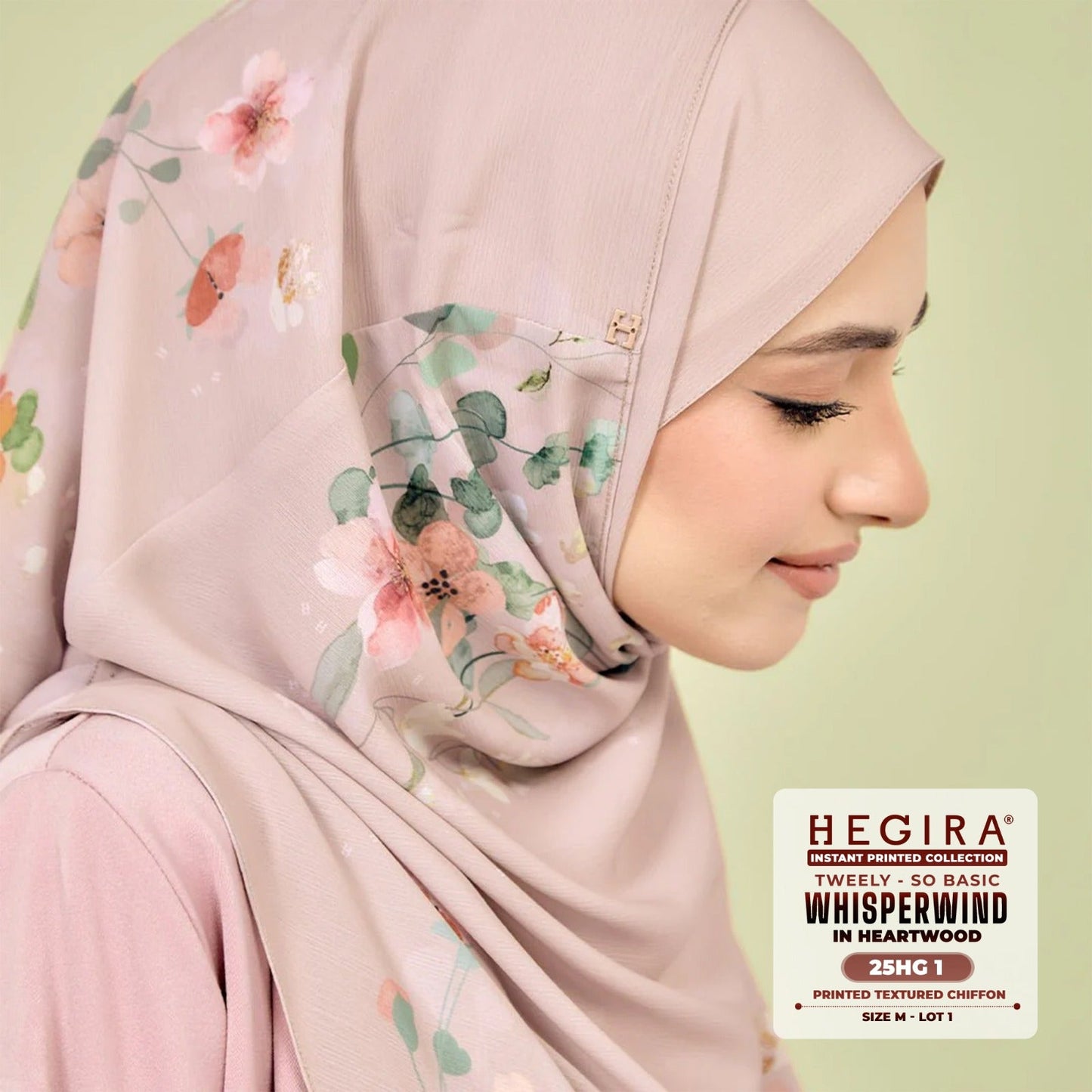 Hegira Hijab Inspired Tweely-So Basic IWHISPERWIND Collection (25HG)