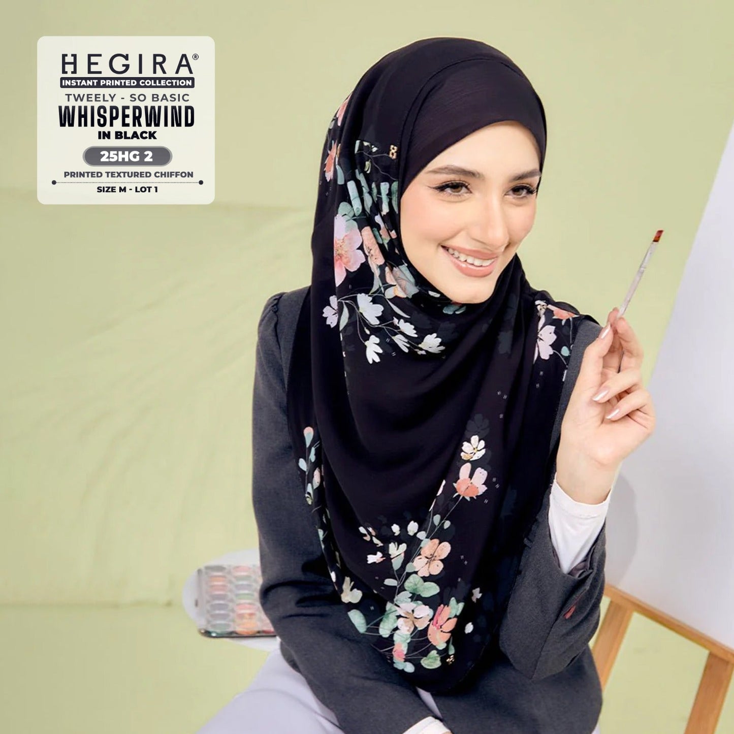 Hegira Hijab Inspired Tweely-So Basic IWHISPERWIND Collection (25HG)