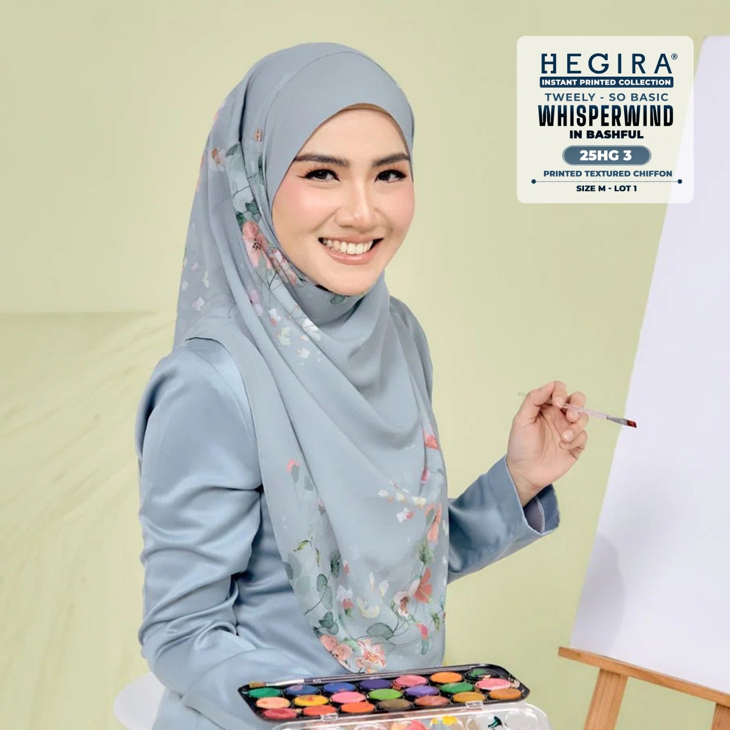 Hegira Hijab Inspired Tweely-So Basic IWHISPERWIND Collection (25HG)