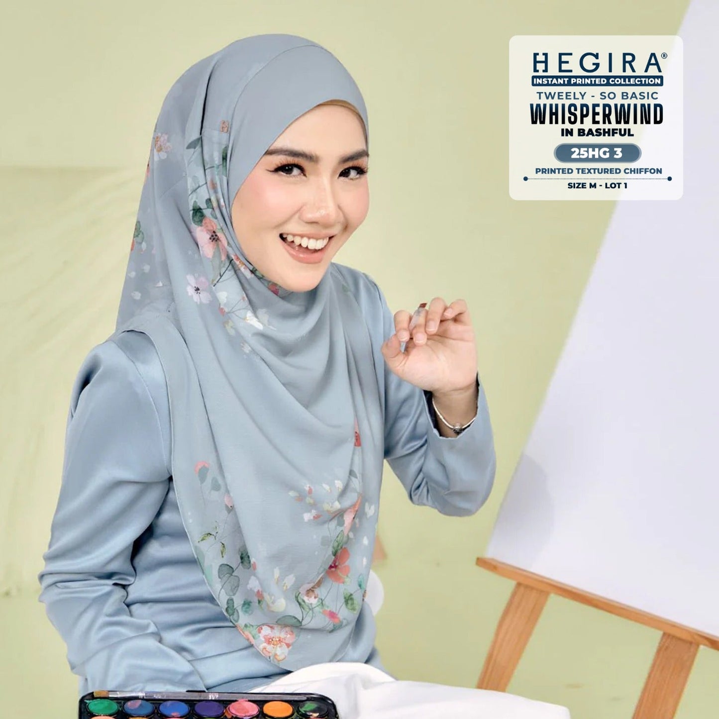 Hegira Hijab Inspired Tweely-So Basic IWHISPERWIND Collection (25HG)