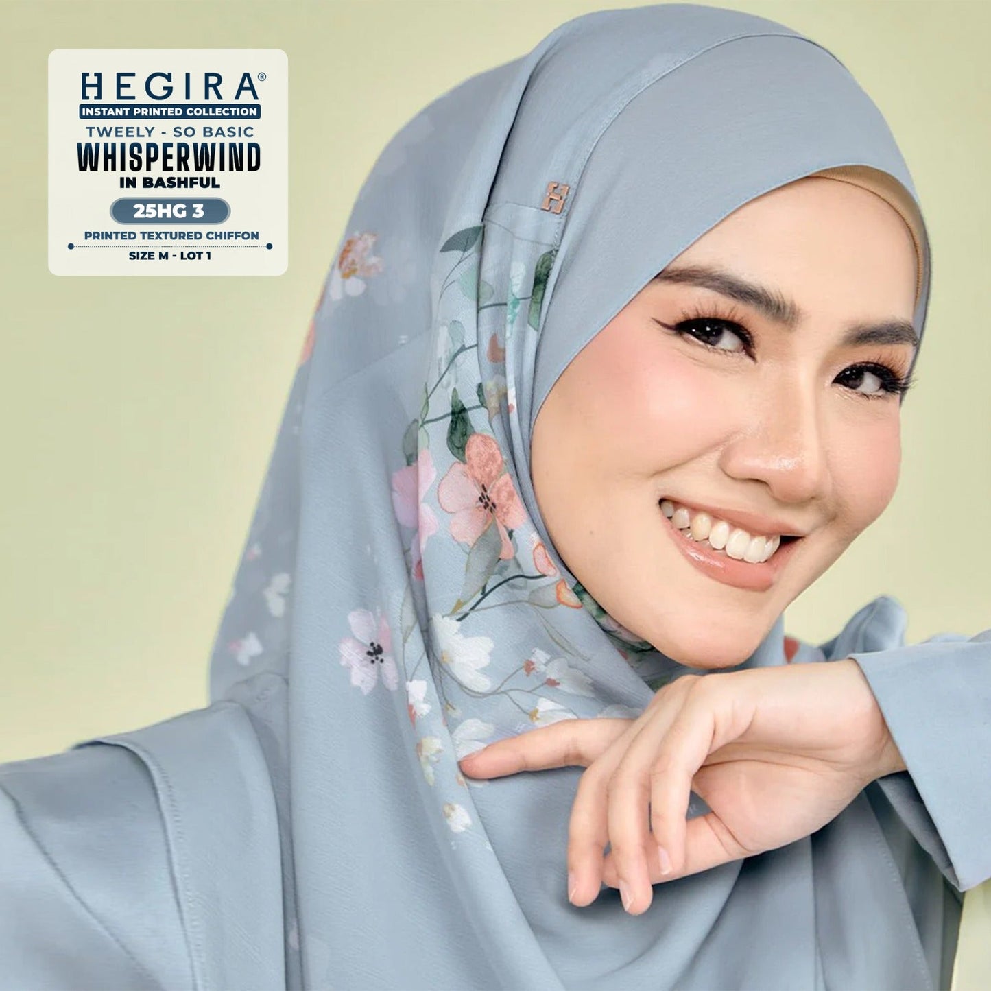 Hegira Hijab Inspired Tweely-So Basic IWHISPERWIND Collection (25HG)
