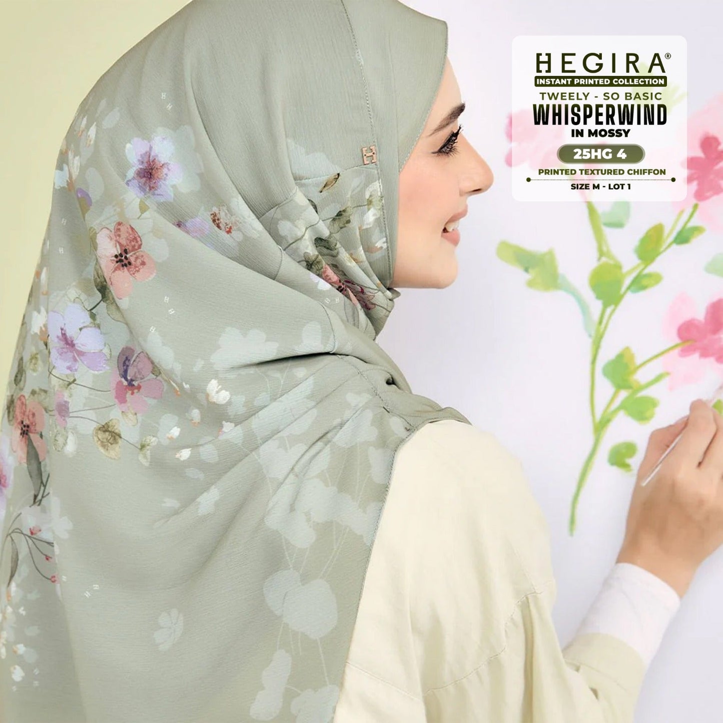 Hegira Hijab Inspired Tweely-So Basic IWHISPERWIND Collection (25HG)