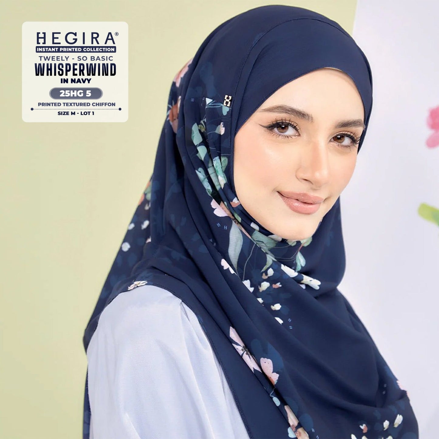 Hegira Hijab Inspired Tweely-So Basic IWHISPERWIND Collection (25HG)