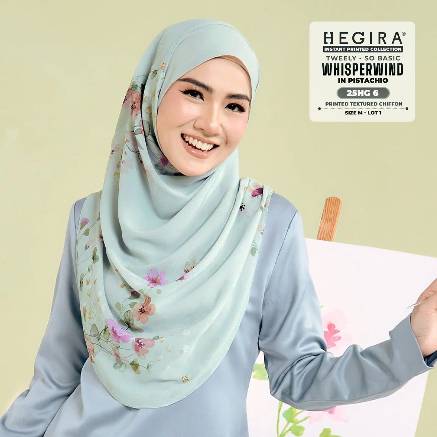 Hegira Hijab Inspired Tweely-So Basic IWHISPERWIND Collection (25HG)