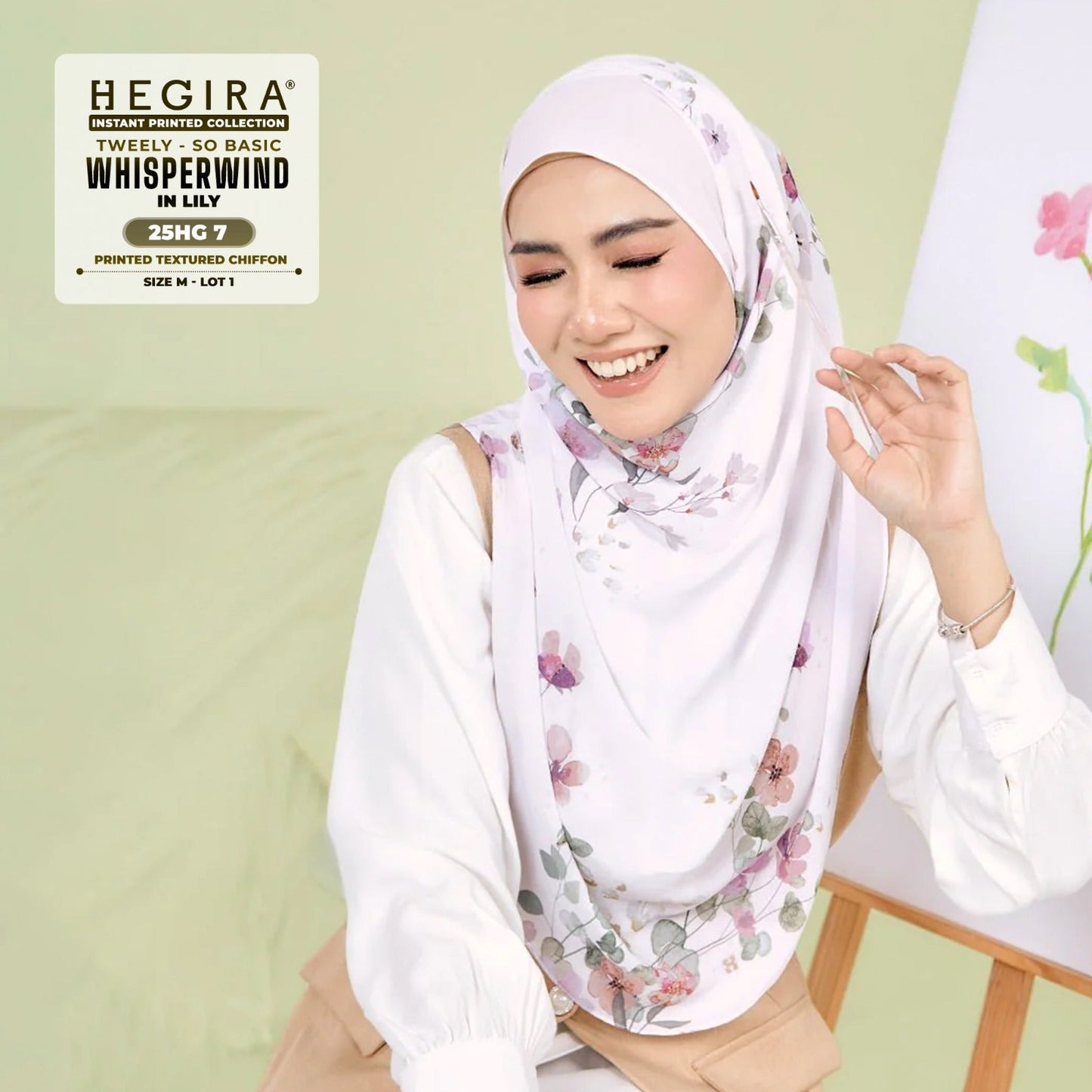 Hegira Hijab Inspired Tweely-So Basic IWHISPERWIND Collection (25HG)