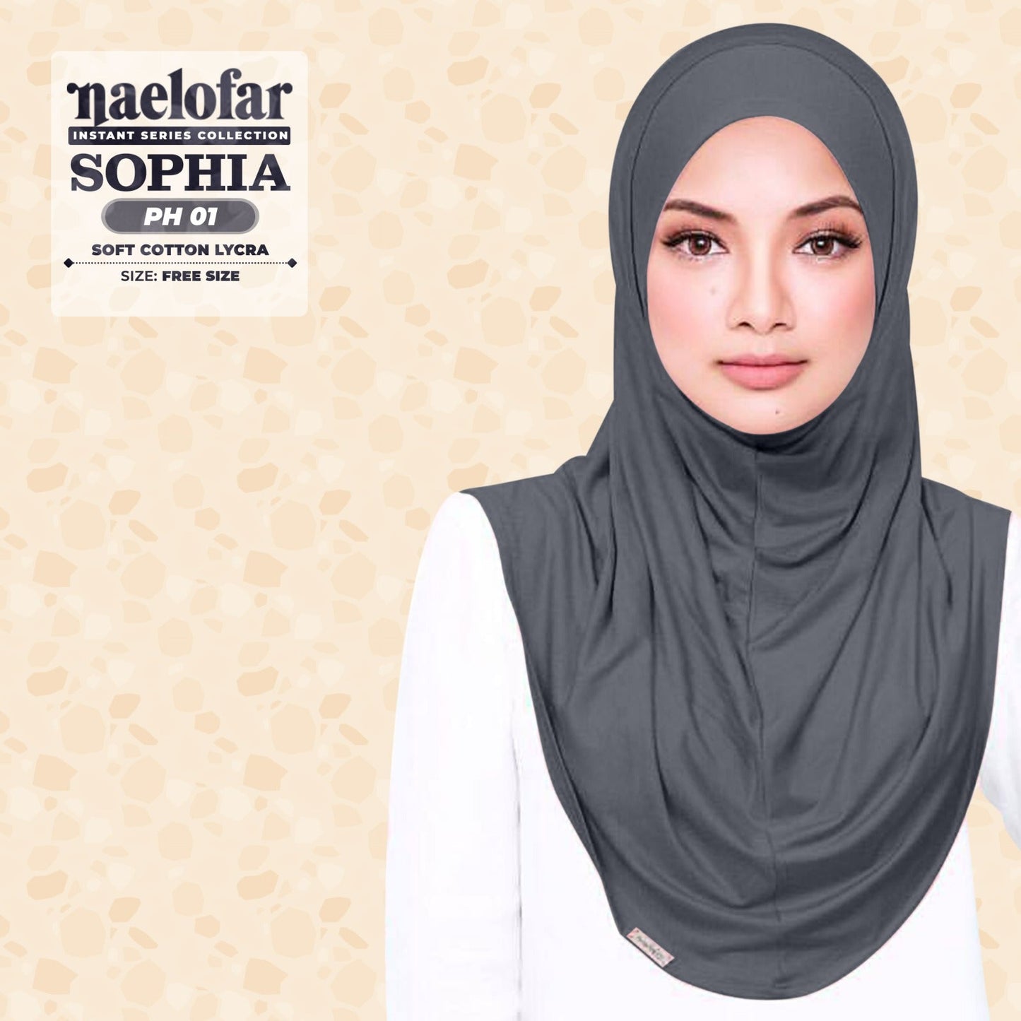 Naelofar Sophia Instant Plain Collection (PH)