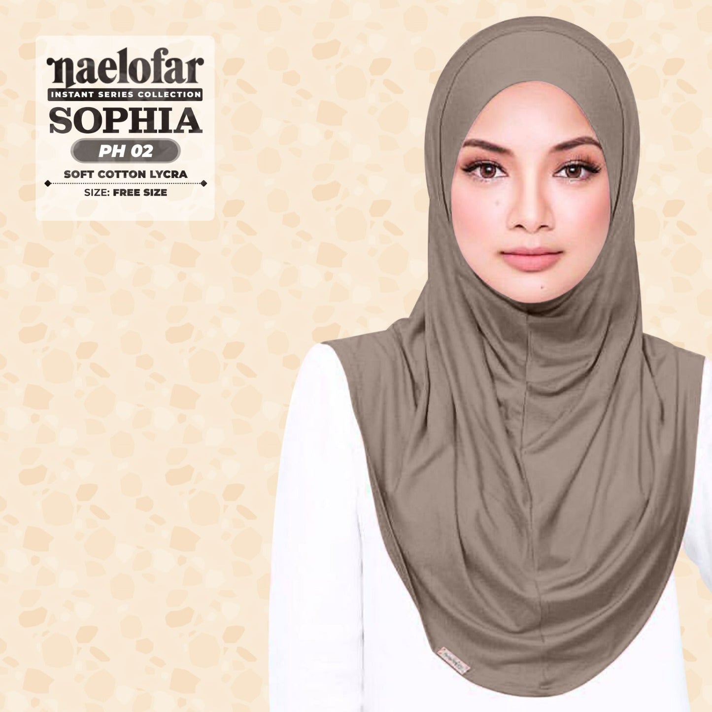 Naelofar Sophia Instant Plain Collection (PH)