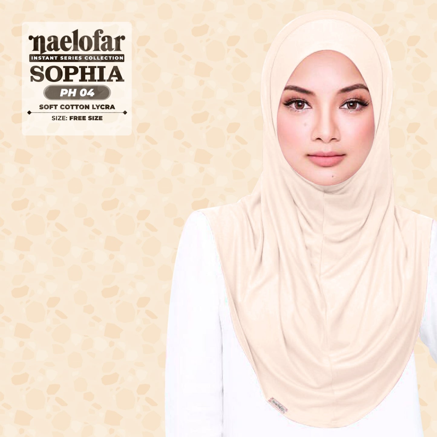 Naelofar Sophia Instant Plain Collection (PH)