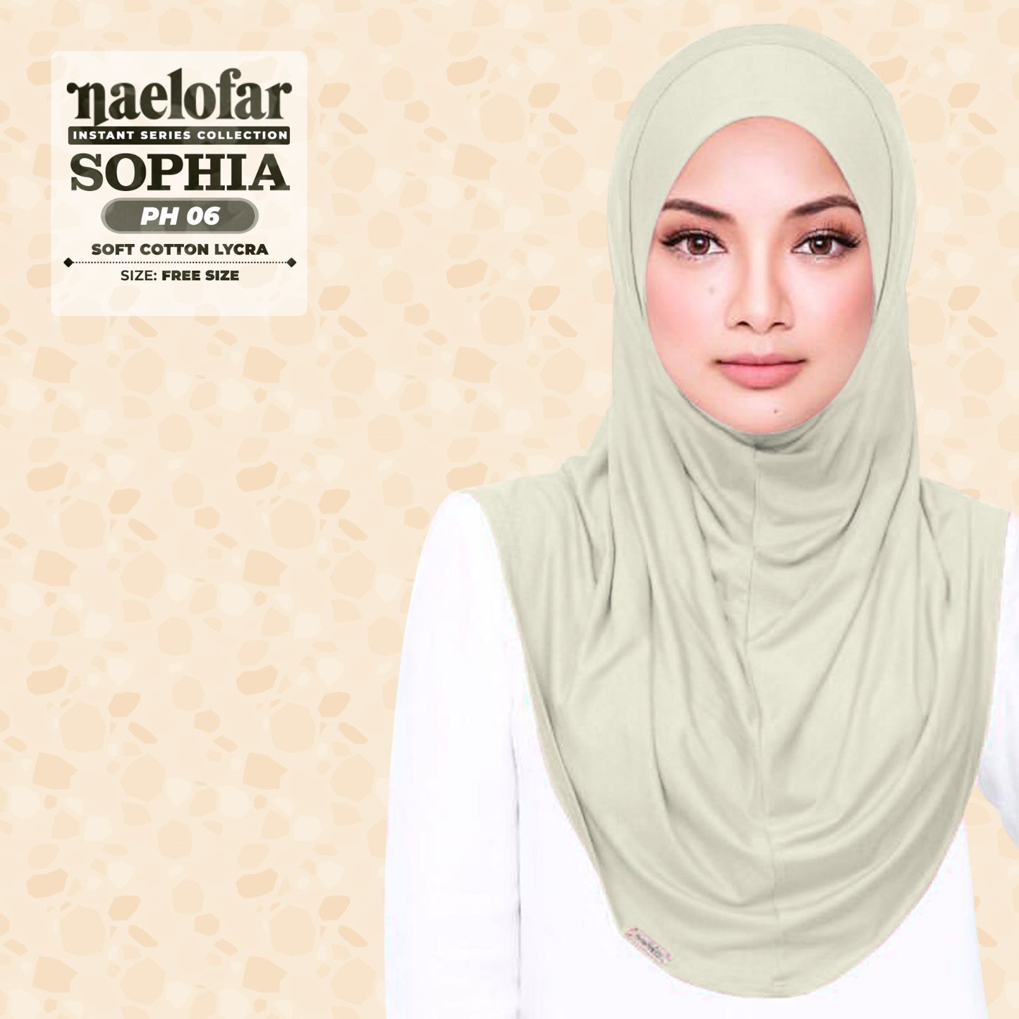 Naelofar Sophia Instant Plain Collection (PH)