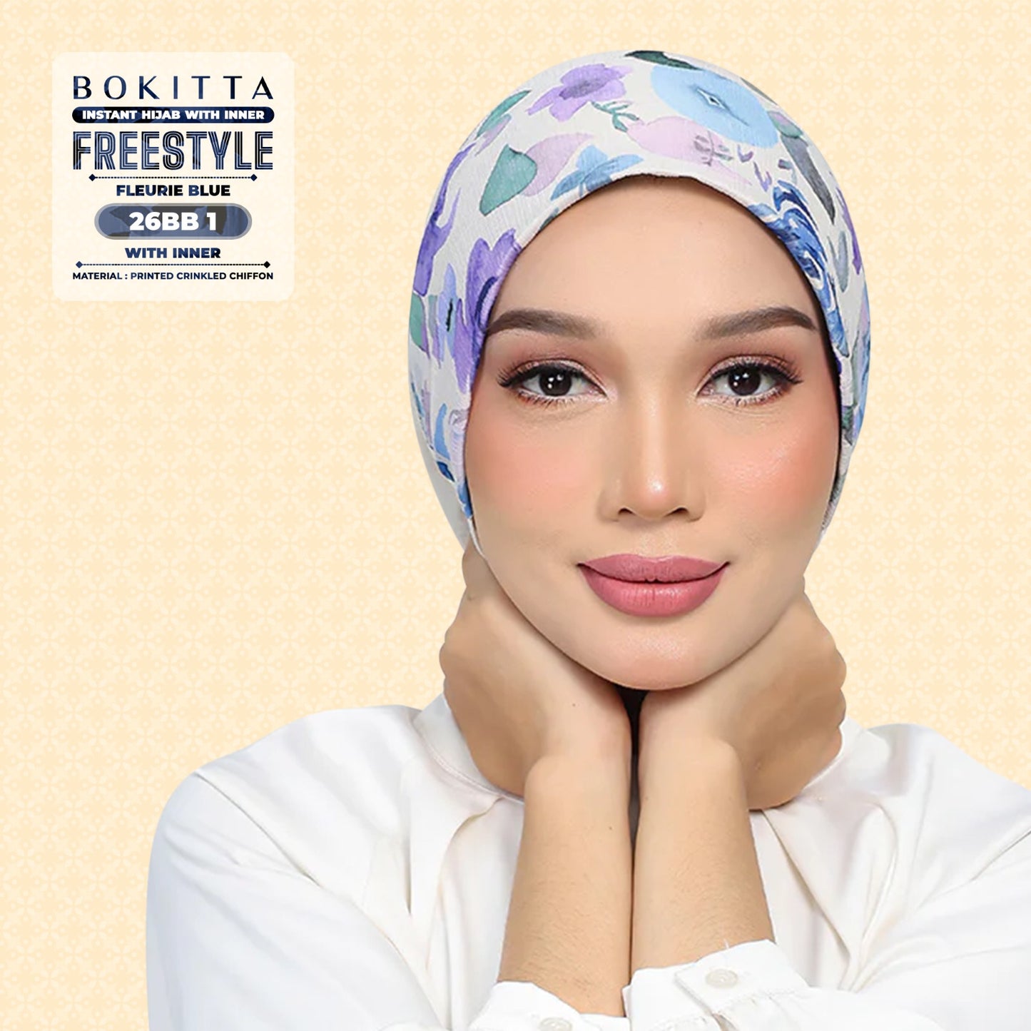 Bokitta Inspired Blossom Gateway In Fleurie Blue Collecion - Free Box