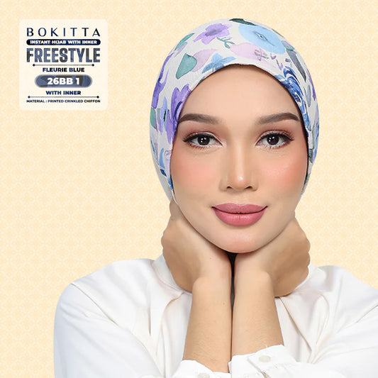 Bokitta Inspired Blossom Gateway In Fleurie Blue Collecion - Free Box