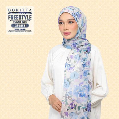 Bokitta Inspired Blossom Gateway In Fleurie Blue Collecion - Free Box
