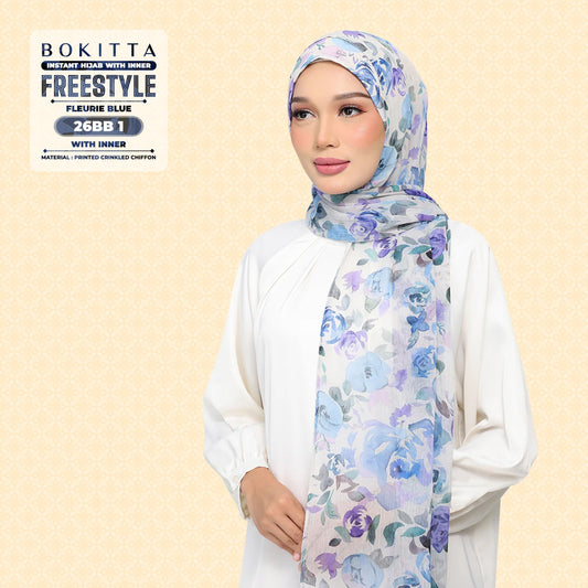 Bokitta Inspired Blossom Gateway In Fleurie Blue Collecion - Free Box