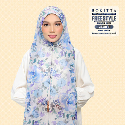 Bokitta Inspired Blossom Gateway In Fleurie Blue Collecion - Free Box