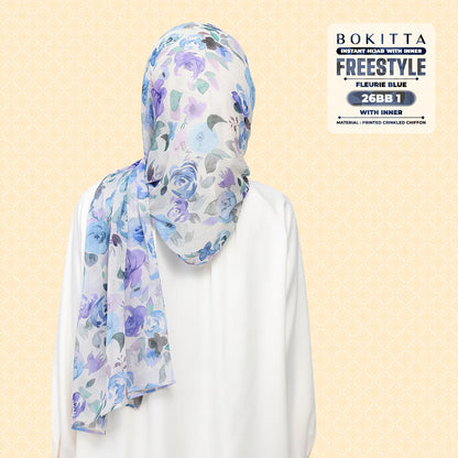 Bokitta Inspired Blossom Gateway In Fleurie Blue Collecion - Free Box