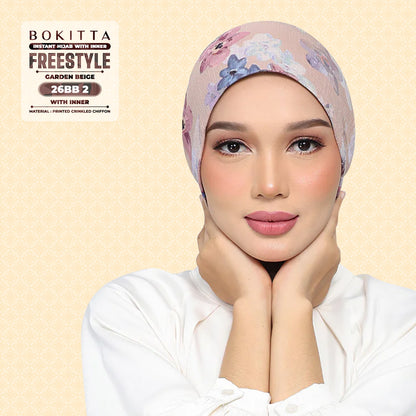 Bokitta Inspired Blossom Gateway In Garden Beige Collecion - Free Box