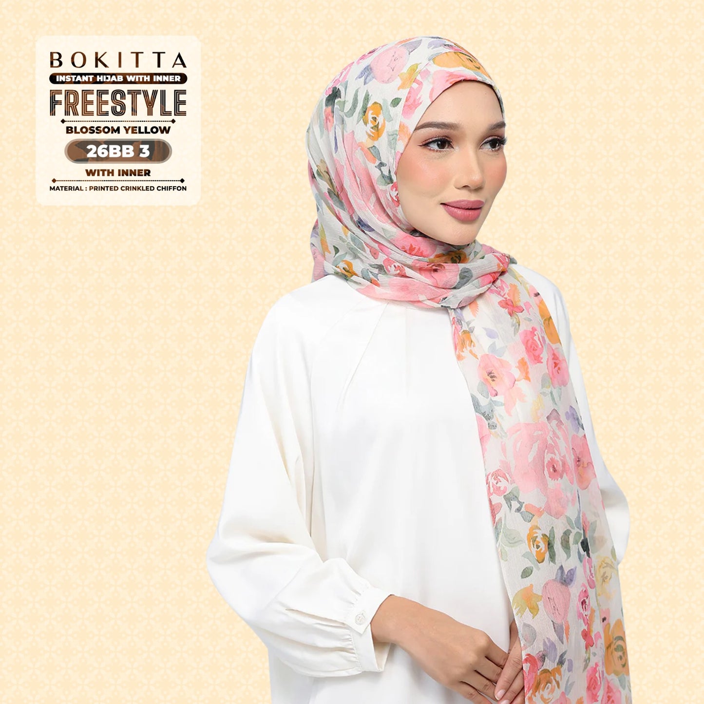 Bokitta Inspired Blossom Gateway In Blossom Yellow Collecion - Free Box
