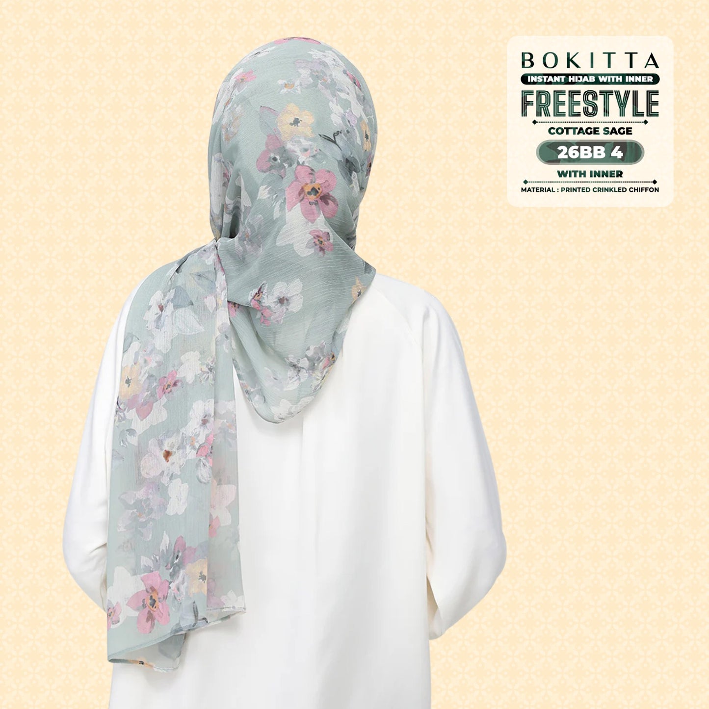 Bokitta Inspired Blossom Gateway In Cottage Sage Collecion - Free Box