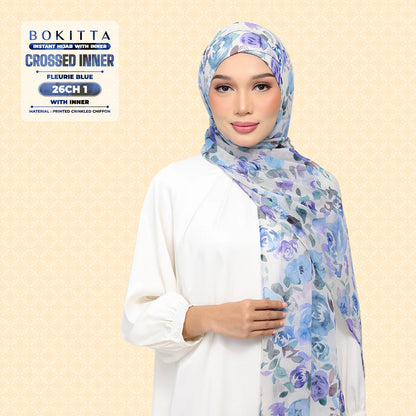 Bokitta Inspired Blossom Gateway In Fleurie Blue Collecion - Free Box