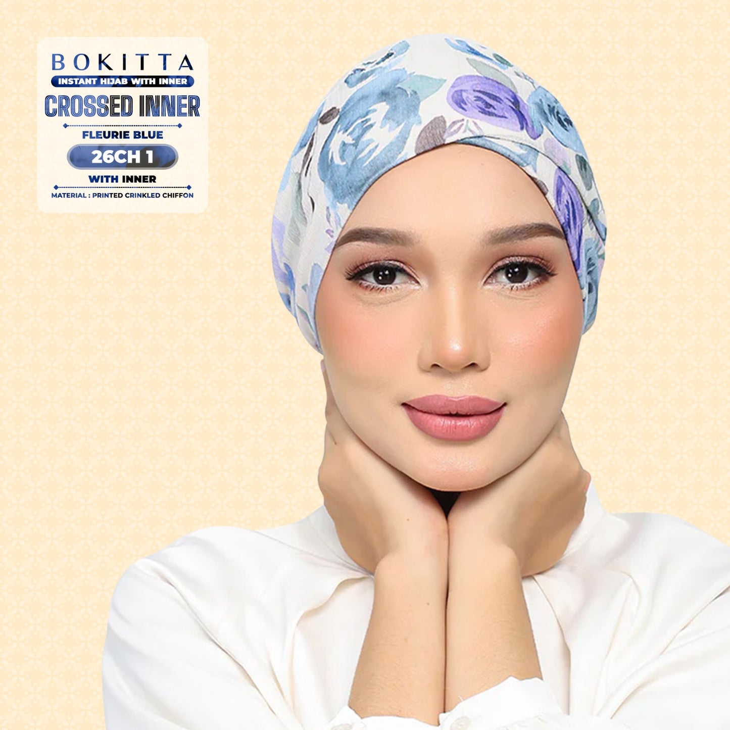 Bokitta Inspired Blossom Gateway In Fleurie Blue Collecion - Free Box