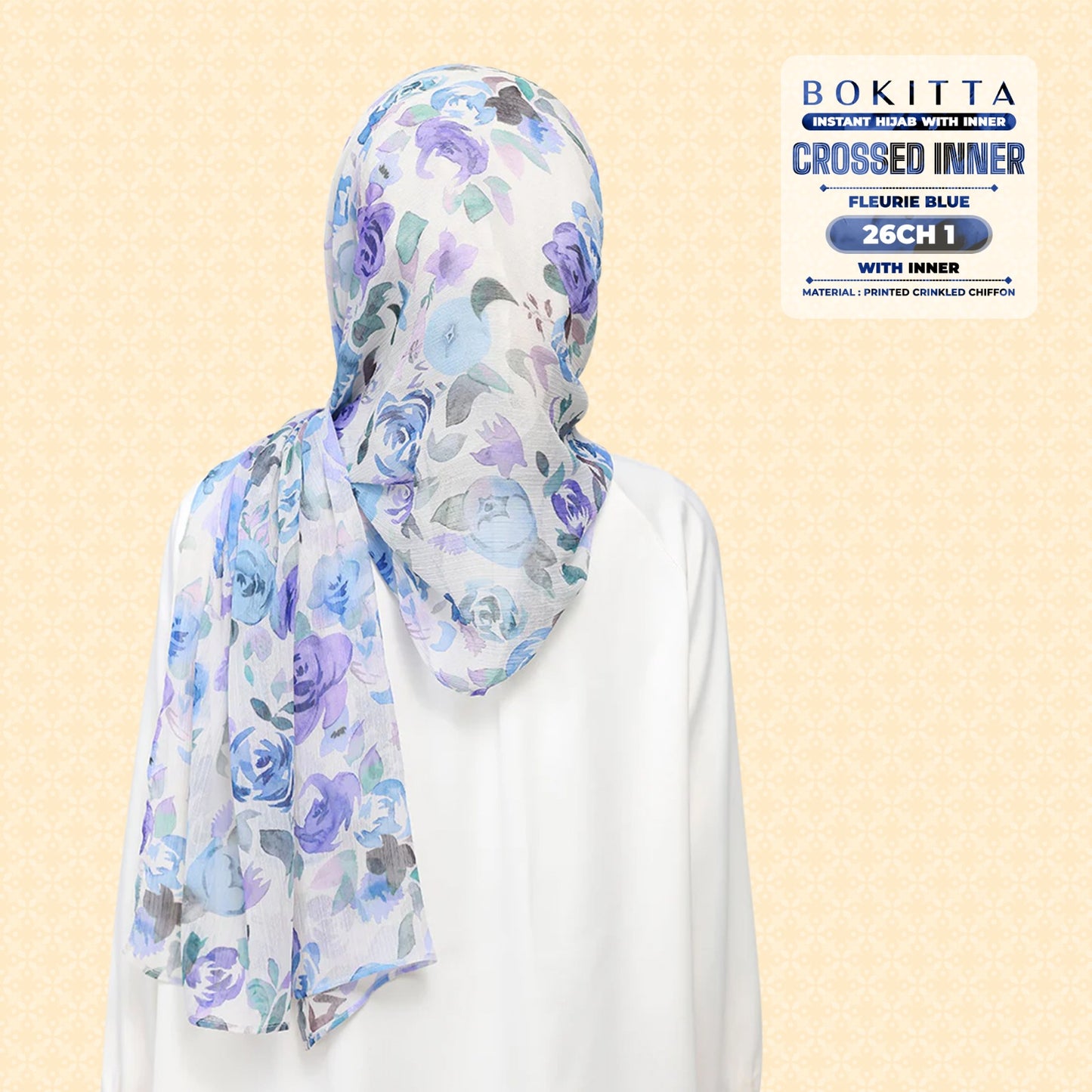 Bokitta Inspired Blossom Gateway In Fleurie Blue Collecion - Free Box