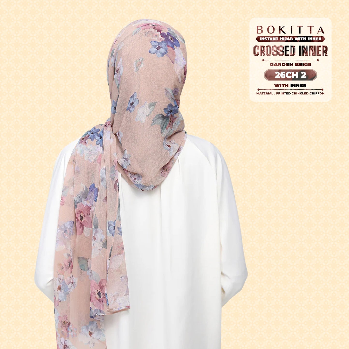 Bokitta Inspired Blossom Gateway In Garden Beige Collecion - Free Box