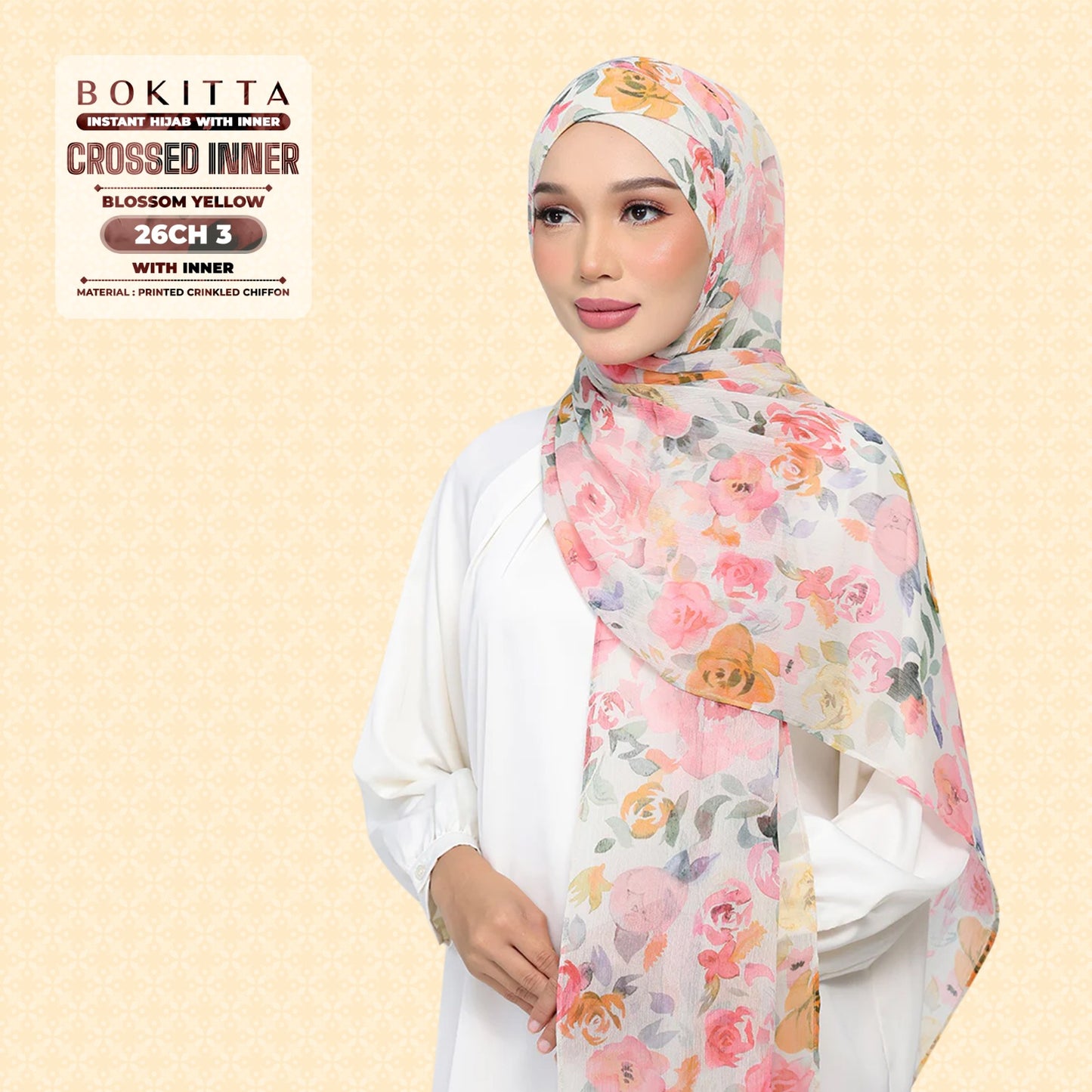 Bokitta Inspired Blossom Gateway In Blossom Yellow Collecion - Free Box