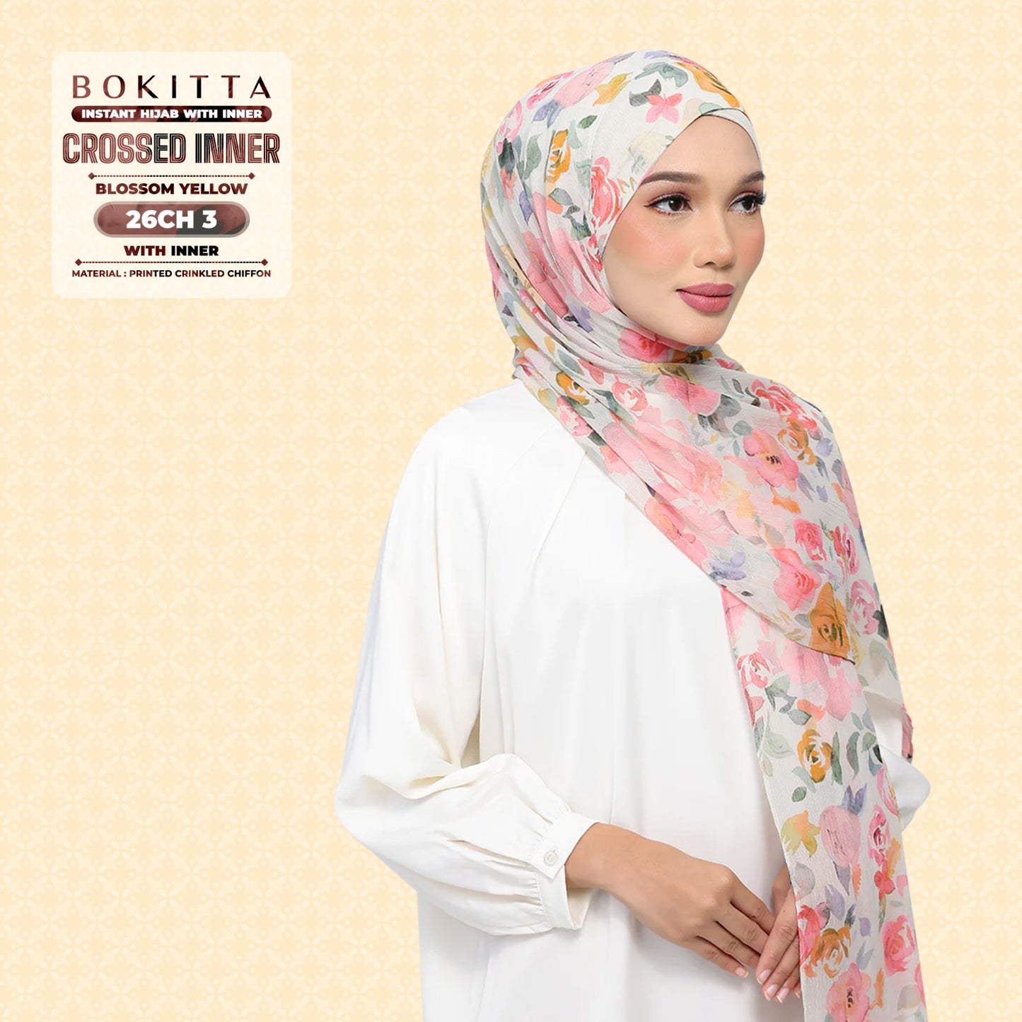 Bokitta Inspired Blossom Gateway In Blossom Yellow Collecion - Free Box