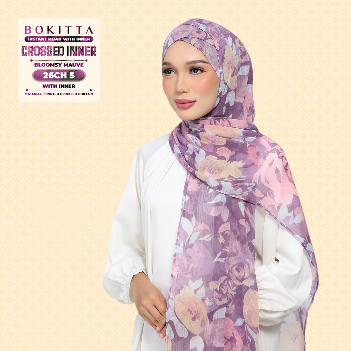 Bokitta Inspired Blossom Gateway In Bloomsy Mauve Collecion - Free Box