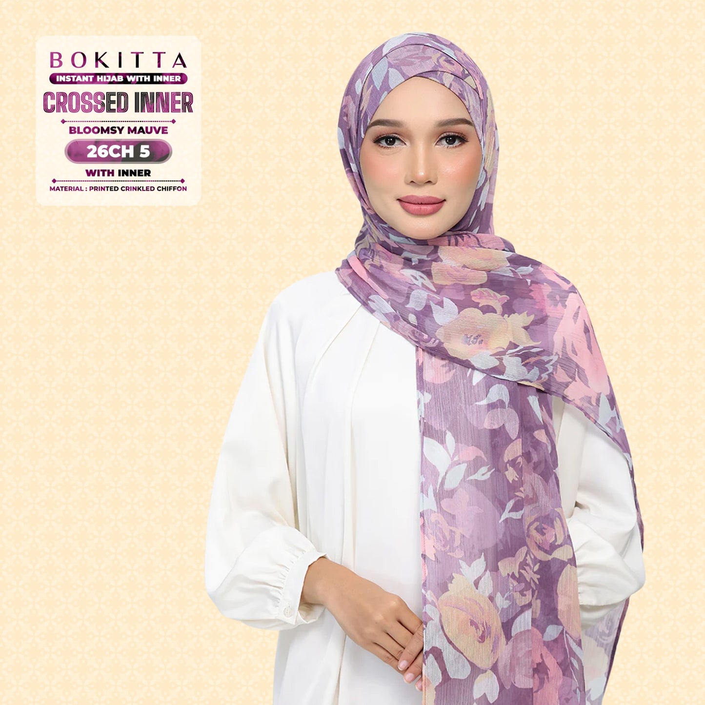 Bokitta Inspired Blossom Gateway In Bloomsy Mauve Collecion - Free Box