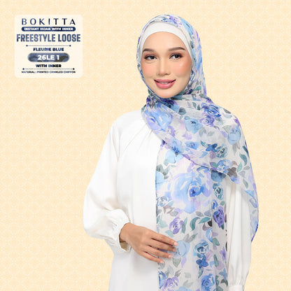 Bokitta Inspired Blossom Gateway In Fleurie Blue Collecion - Free Box