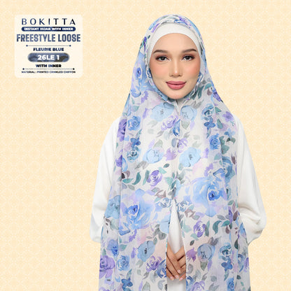 Bokitta Inspired Blossom Gateway In Fleurie Blue Collecion - Free Box